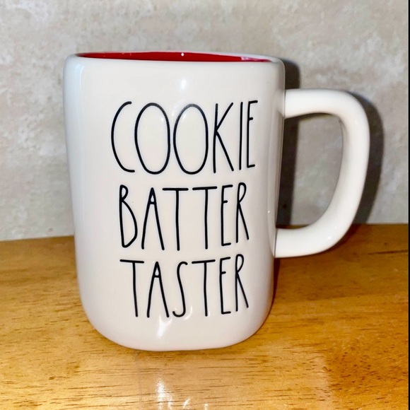 Rae Dunn COOKIE BATTER TASTER Christmas Ceramic Mug BRAND NEW! - Picture 1 of 1